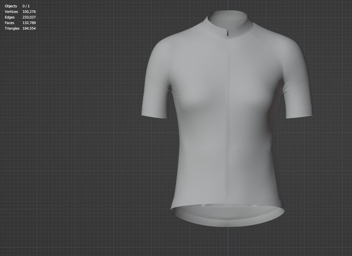 Women Half Sleeve Raglan Jersey 3d Model Marvelous Designer-Clo3d-fbx-obj-Zprj