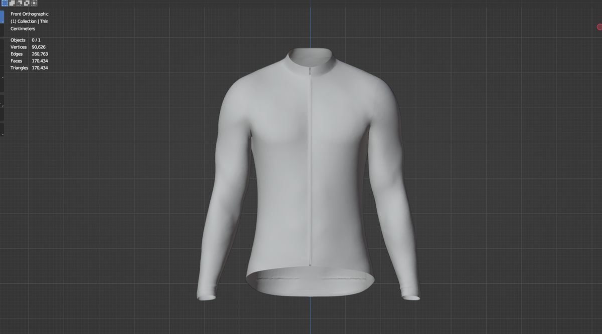 Men's Full Sleeve Cycling Jersey 3d Model Marvelous Designer-Clo3d-fbx-obj-Zprj