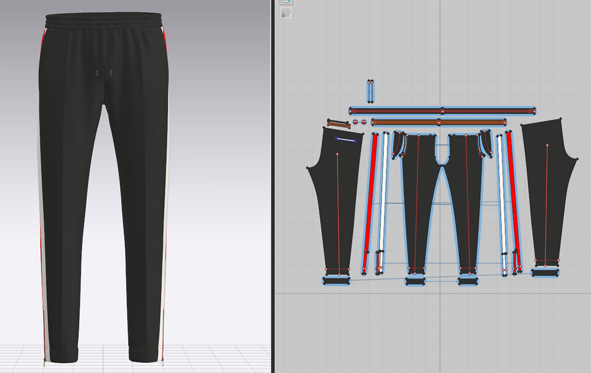 Men's Elasticated Pant 3d Model Marvelous Designer-Clo3d-fbx-obj-Zprj