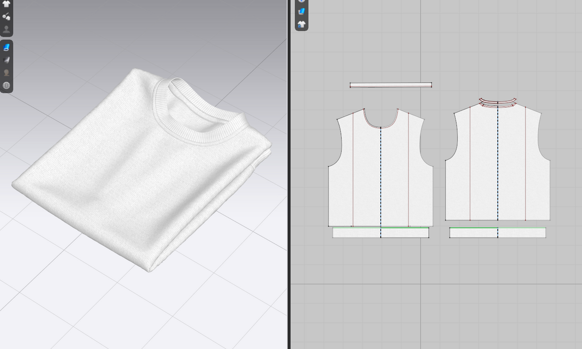Folded Sweatshirt 3d Model Marvelous Designer-Clo3d-fbx-obj-Zprj