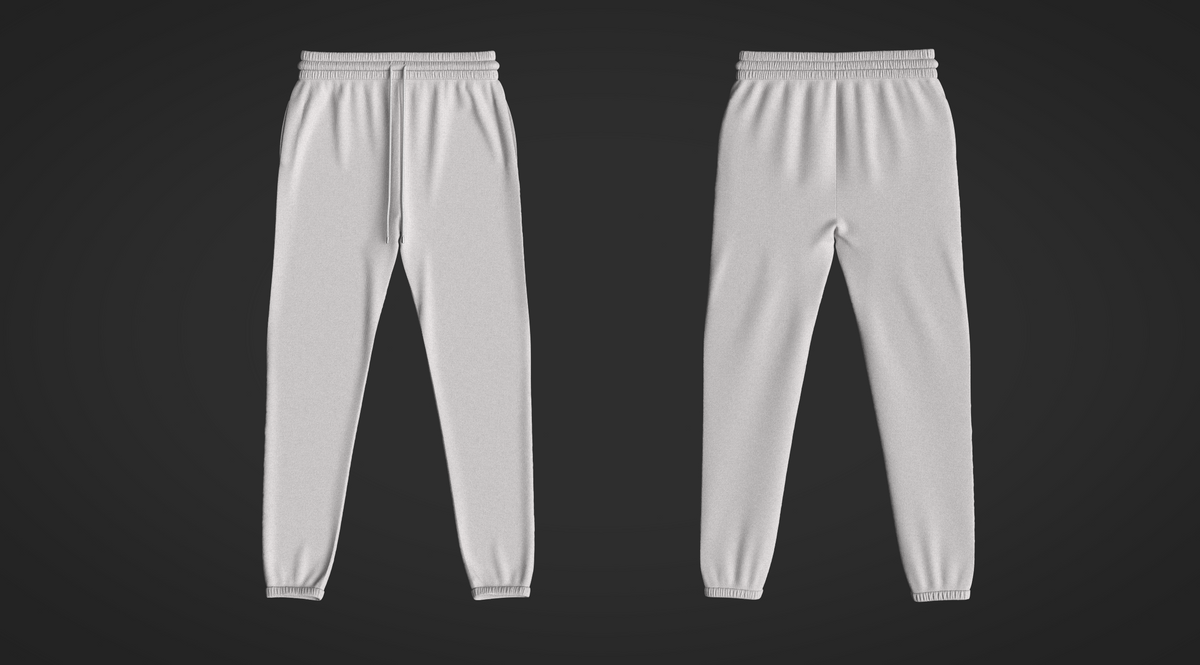 Fleece Sweatpant 3d Model Marvelous Designer-Clo3d-fbx-obj-Zprj