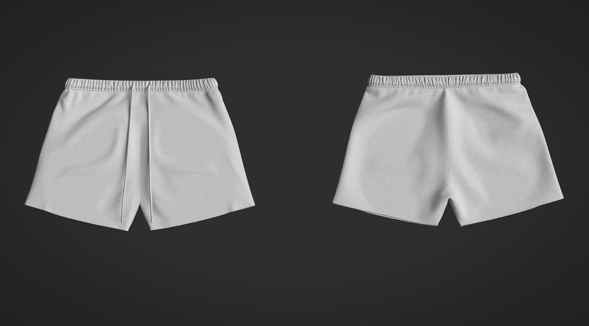 Heavy Fleece Soccer Short 3d Model Marvelous Designer-Clo3d-fbx-obj-Zprj