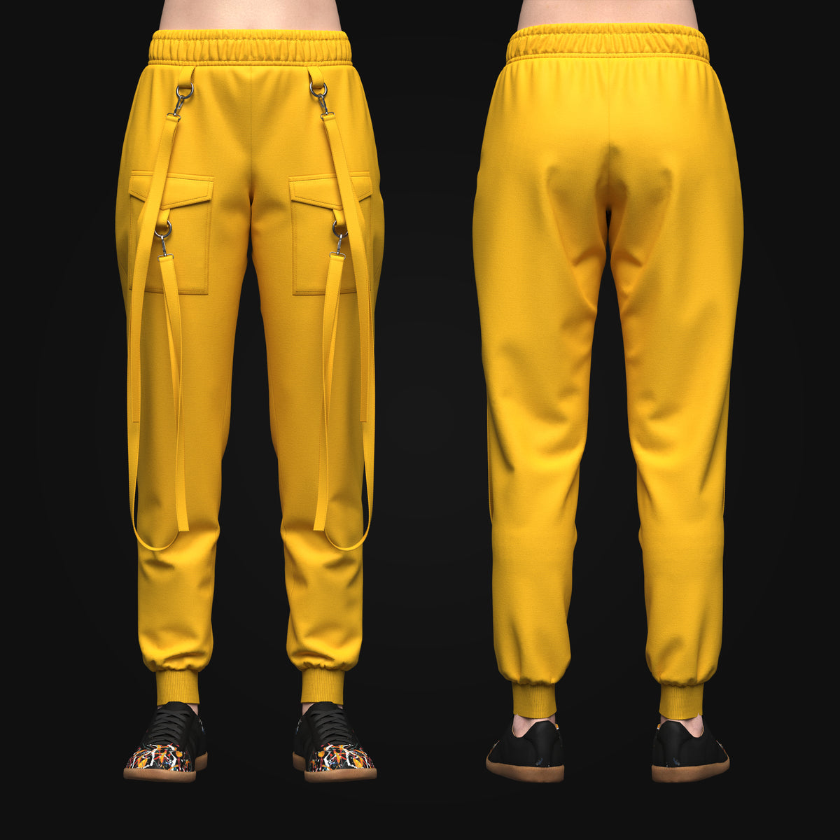 Women's Cargo Pant 3d Model Marvelous Designer-Clo3d-fbx-obj-Zprj