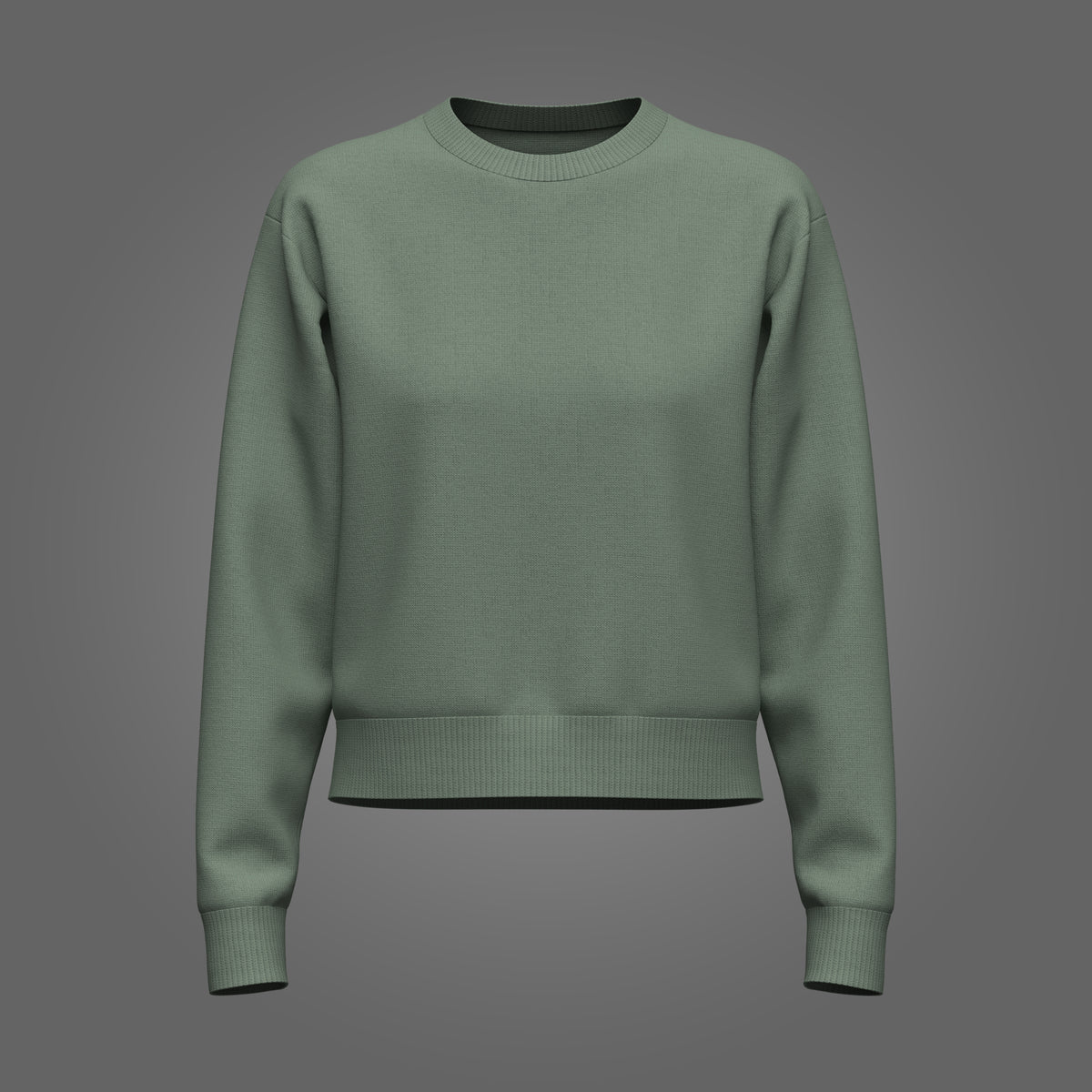 Female Cropped Sweater 3d Model Marvelous Designer-Clo3d-fbx-obj-Zprj