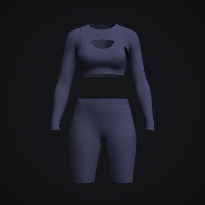 Gym Wear 3d Model Marvelous Designer-Clo3d-fbx-obj-Zprj