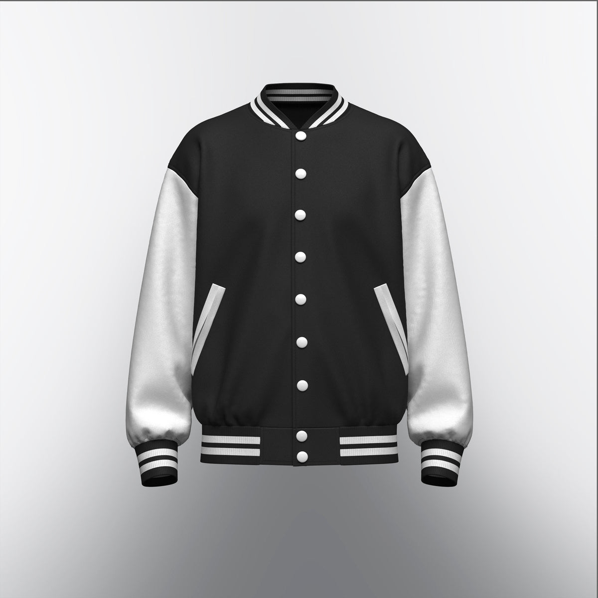 Men's Oversized Varsity Jacket 3d Model Marvelous Designer-Clo3d-fbx-obj-Zprj
