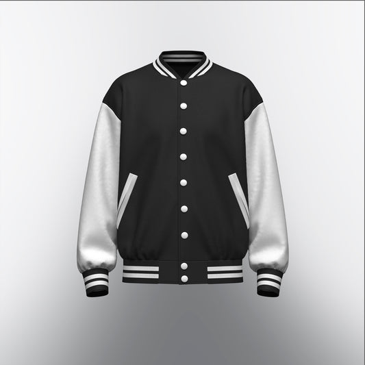Men's Oversized Varsity Jacket 3d Model Marvelous Designer-Clo3d-fbx-obj-Zprj