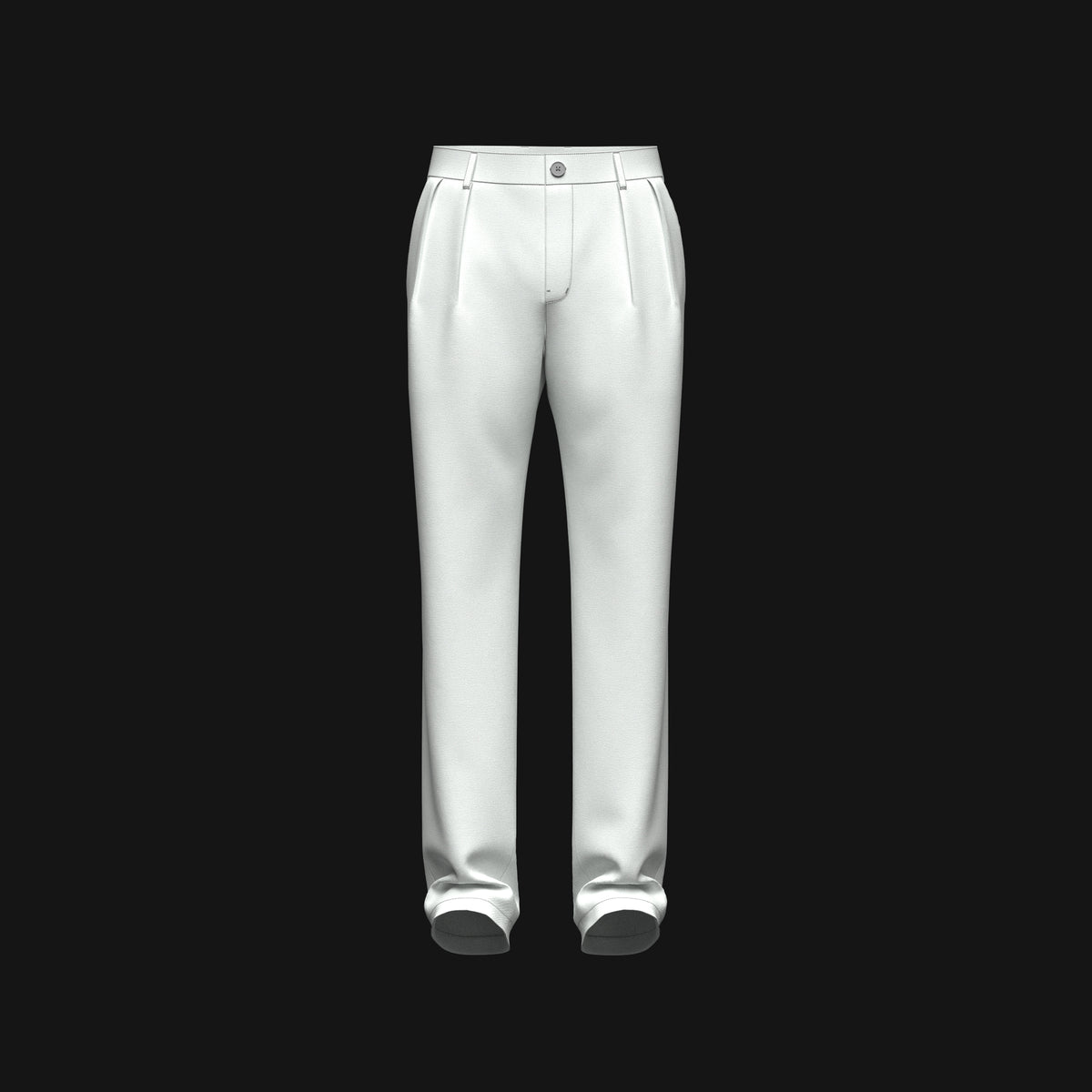 Men's Double Pleat Pant 3d Model Marvelous Designer-Clo3d-fbx-obj-Zprj