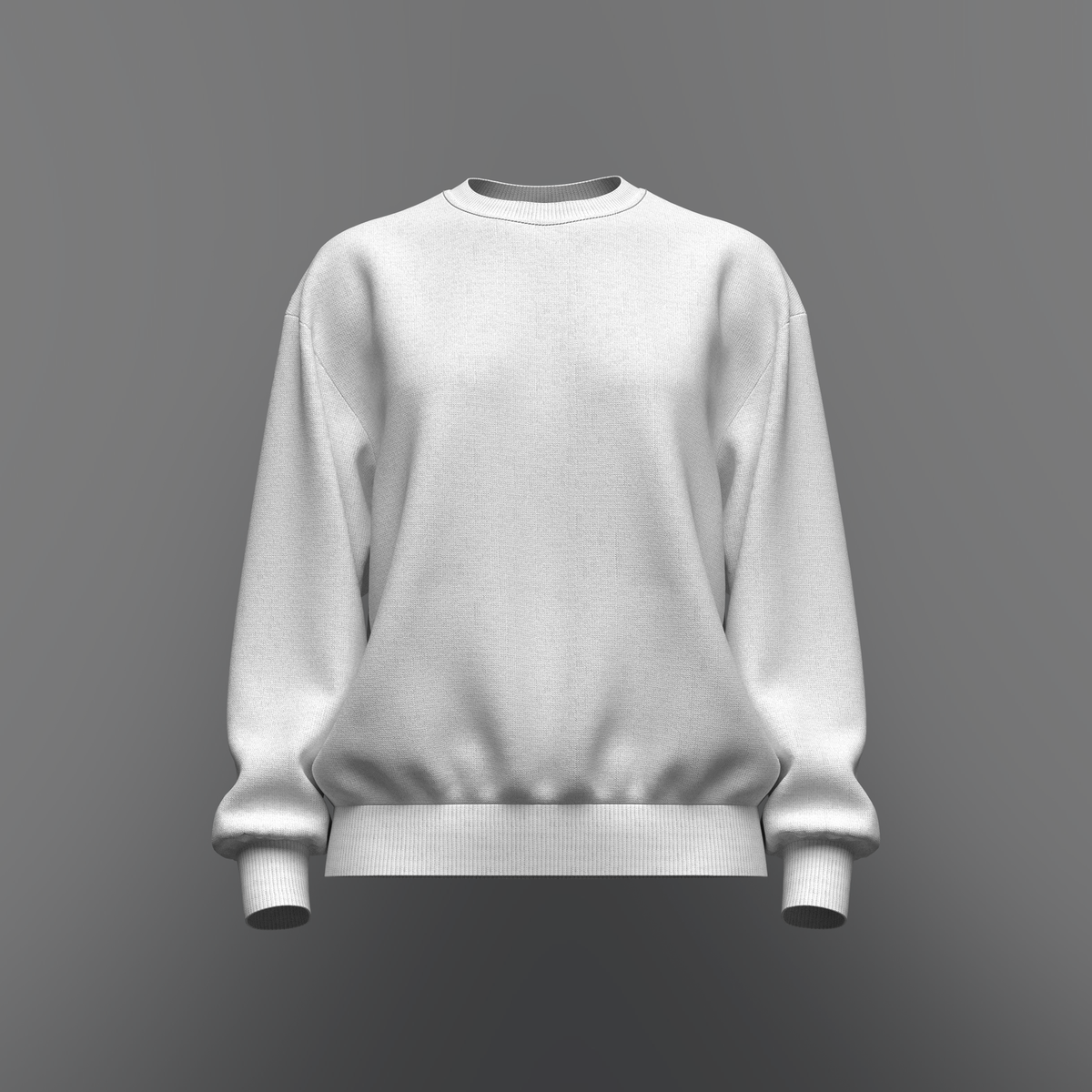 Women's Sweatshirt Oversized Set In 3d Model Marvelous Designer-Clo3d-fbx-obj-Zprj