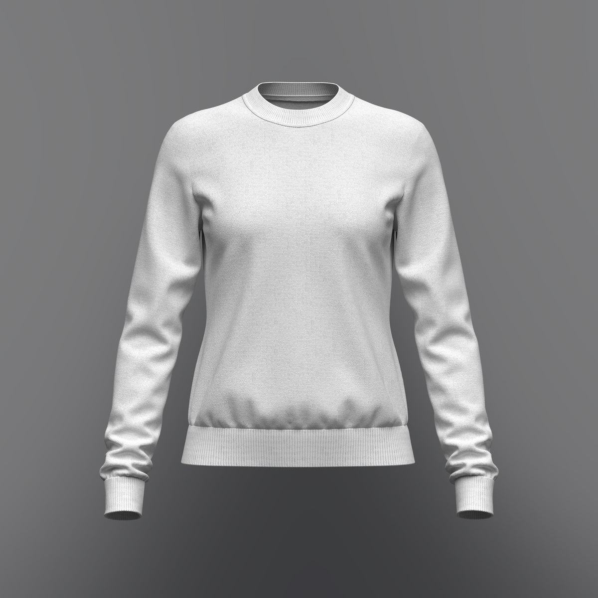 Women's Sweatshirt 3d Model Marvelous Designer-Clo3d-fbx-obj-Zprj