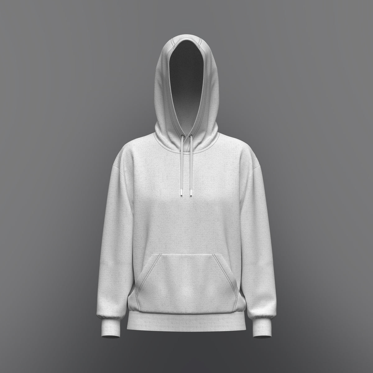 Women Loose Fit Sleeve hoodie 3d Model Marvelous Designer-Clo3d-fbx-obj-Zprj