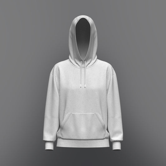 Women Loose Fit Sleeve hoodie 3d Model Marvelous Designer-Clo3d-fbx-obj-Zprj