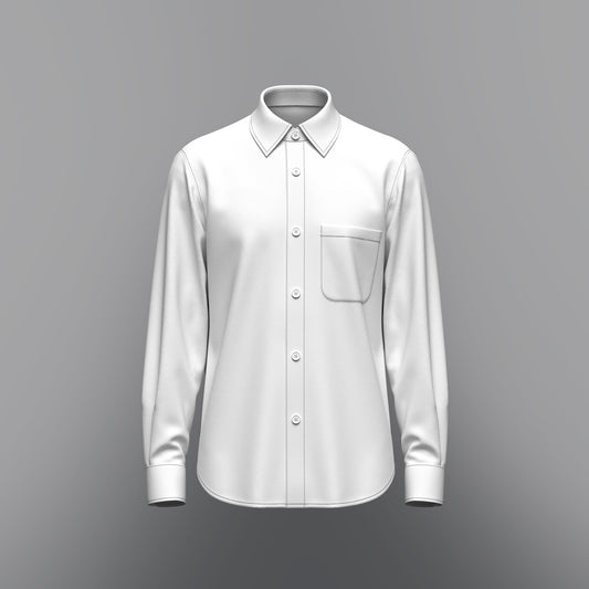Men's Loose Fit Full Slv Shirt 3d Model Marvelous Designer-Clo3d-fbx-obj-Zprj