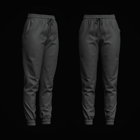 Women's Jogger 3d Model Marvelous Designer-Clo3d-fbx-obj-Zprj
