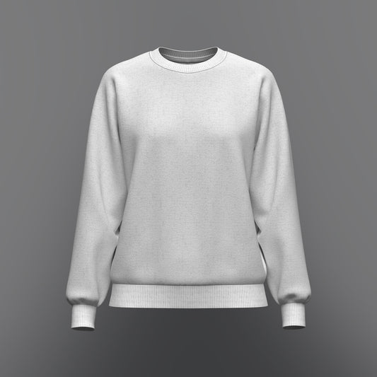 Women's Loose fit Raglan Sweatshirt 3d Model Marvelous Designer-Clo3d-fbx-obj-Zprj