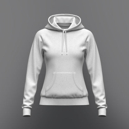 Women's Hoodie 3d Model Marvelous Designer-Clo3d-fbx-obj-Zprj