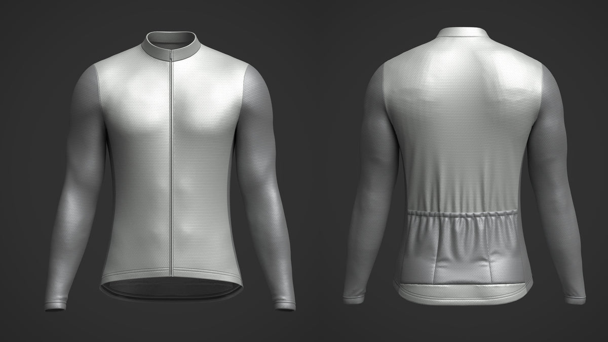 Men's Full Sleeve Cycling Jersey 3d Model Marvelous Designer-Clo3d-fbx-obj-Zprj
