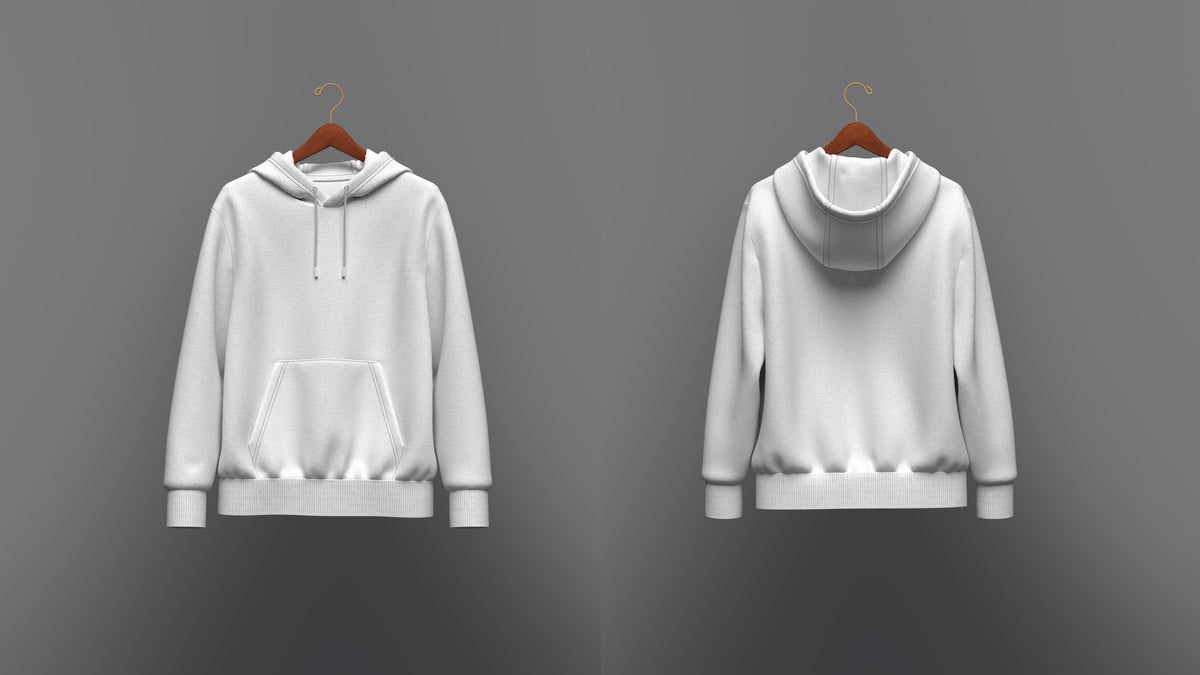 Hoodie on Hanger 3d Model Marvelous Designer-Clo3d-fbx-obj-Zprj
