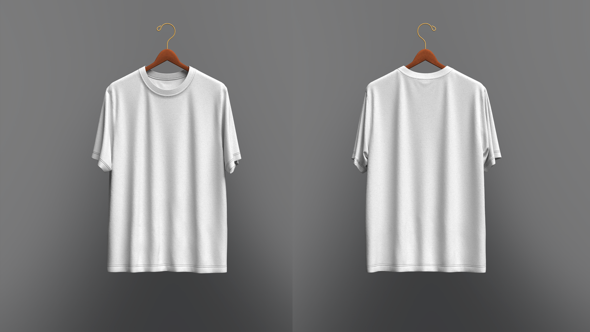 T-shirt on Hanger 3d Model Marvelous Designer-Clo3d-fbx-obj-Zprj