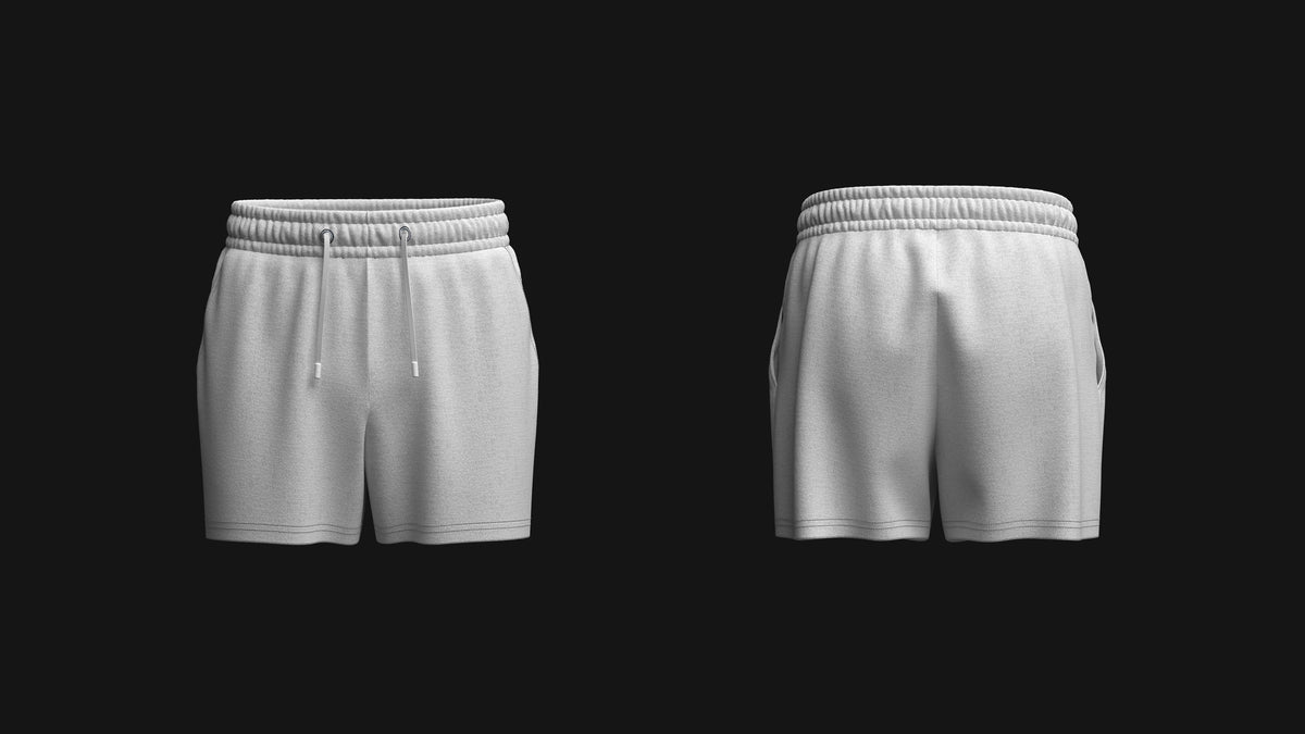 Men's Regular Shorts 3d Model Marvelous Designer-Clo3d-fbx-obj-Zprj