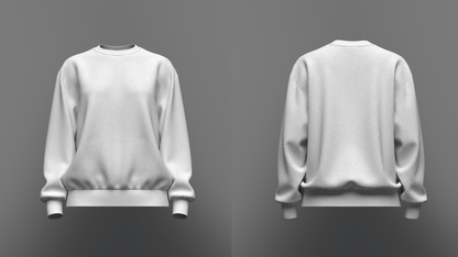 Women's Sweatshirt Oversized Set In 3d Model Marvelous Designer-Clo3d-fbx-obj-Zprj