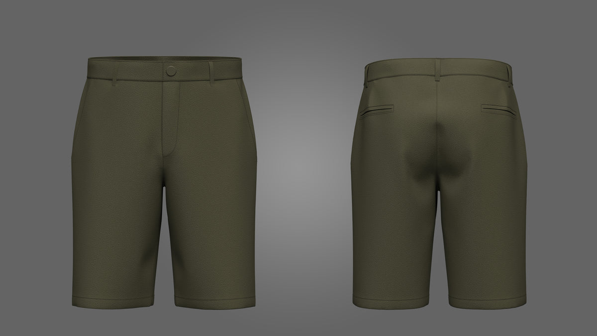 Summer Shorts 3d Model Marvelous Designer-Clo3d-fbx-obj-Zprj