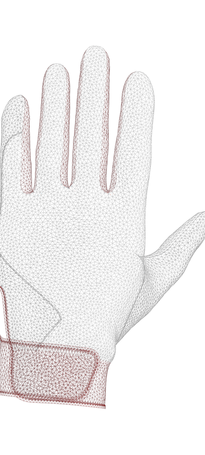 Baseball Batting Gloves 3d Model Marvelous Designer-Clo3d-fbx-obj-Zprj