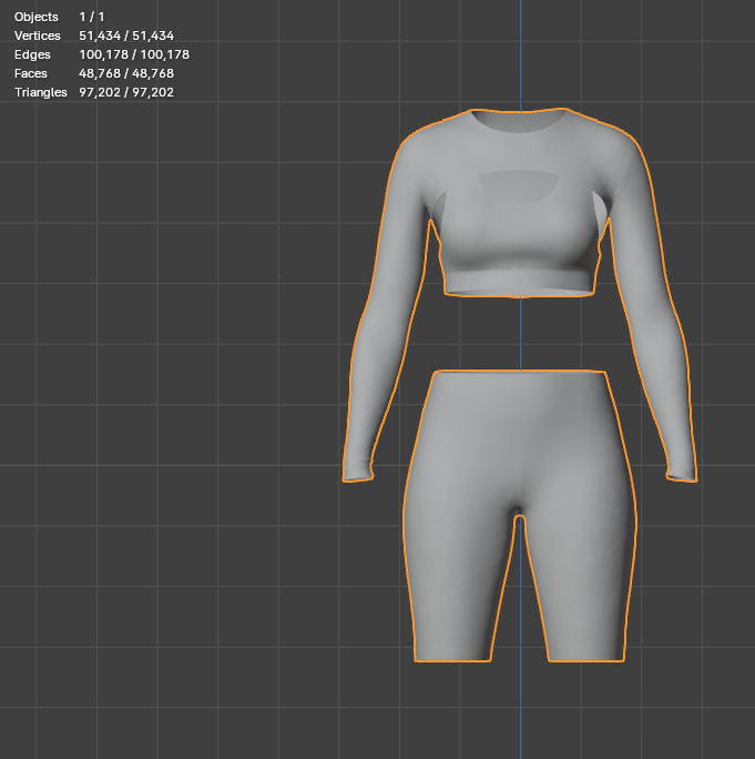 Gym Wear 3d Model Marvelous Designer-Clo3d-fbx-obj-Zprj