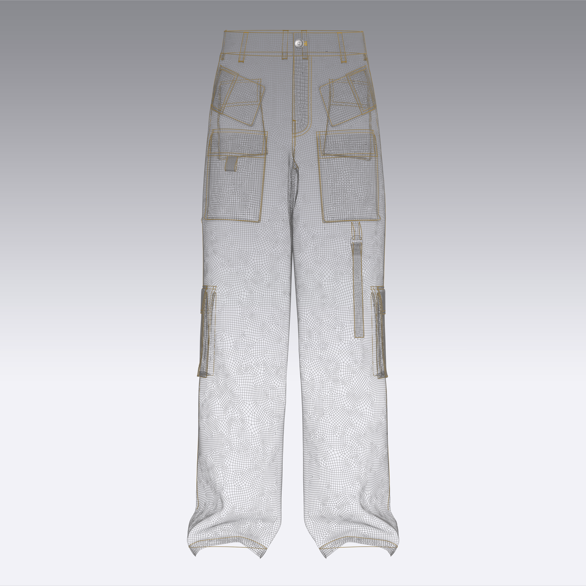 Male Cargo Track Pant 3d Model Marvelous Designer-Clo3d-fbx-obj-Zprj