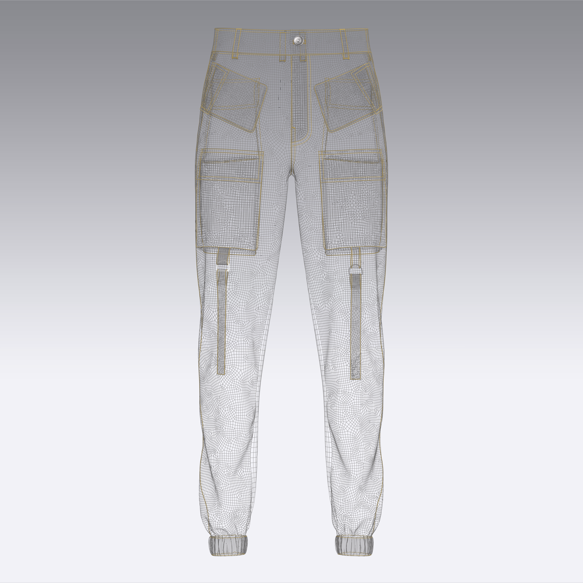 Men's Cargo Track Pant 3d Model Marvelous Designer-Clo3d-fbx-obj-Zprj