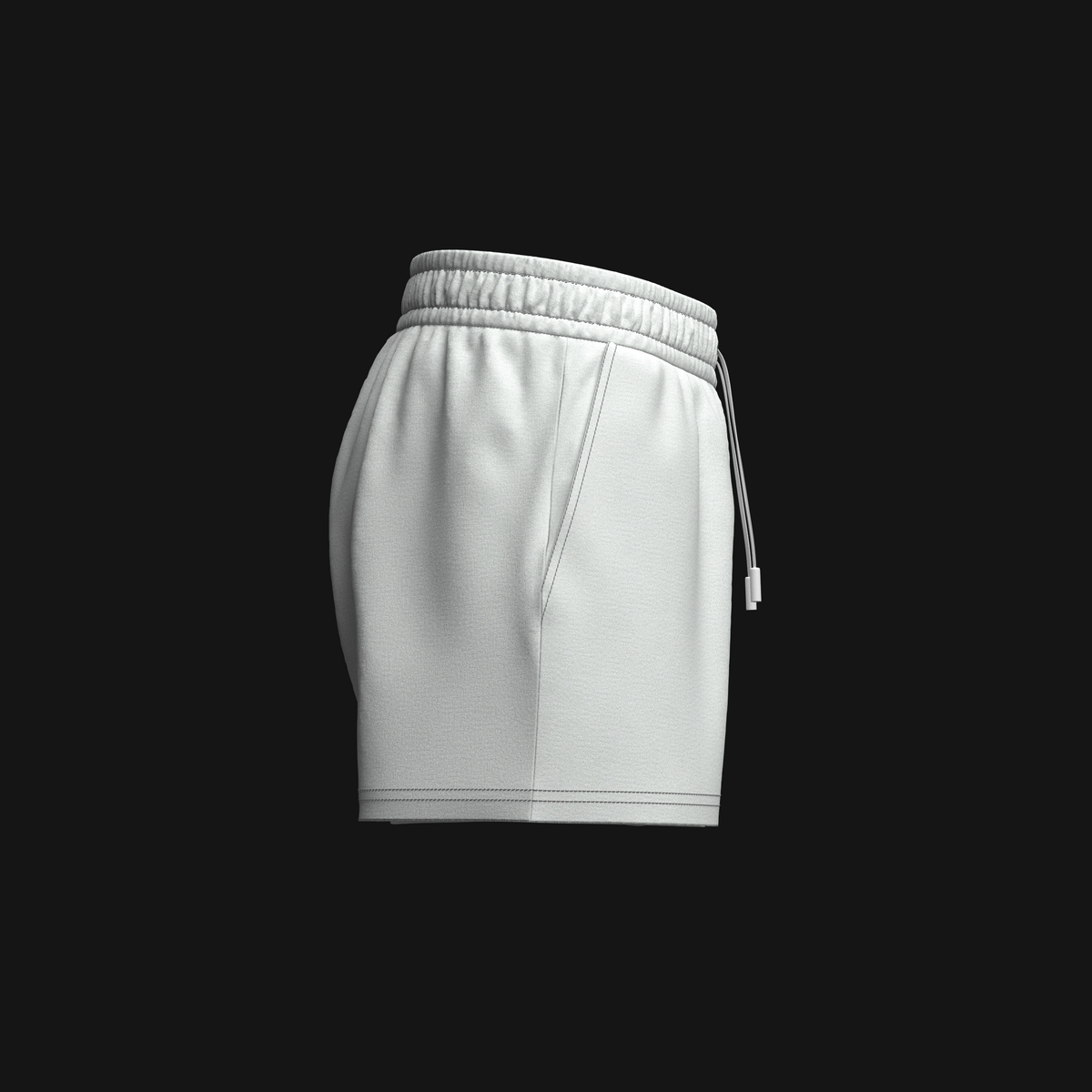 Men's Elastic Shorts 3d Model Marvelous Designer-Clo3d-fbx-obj-Zprj
