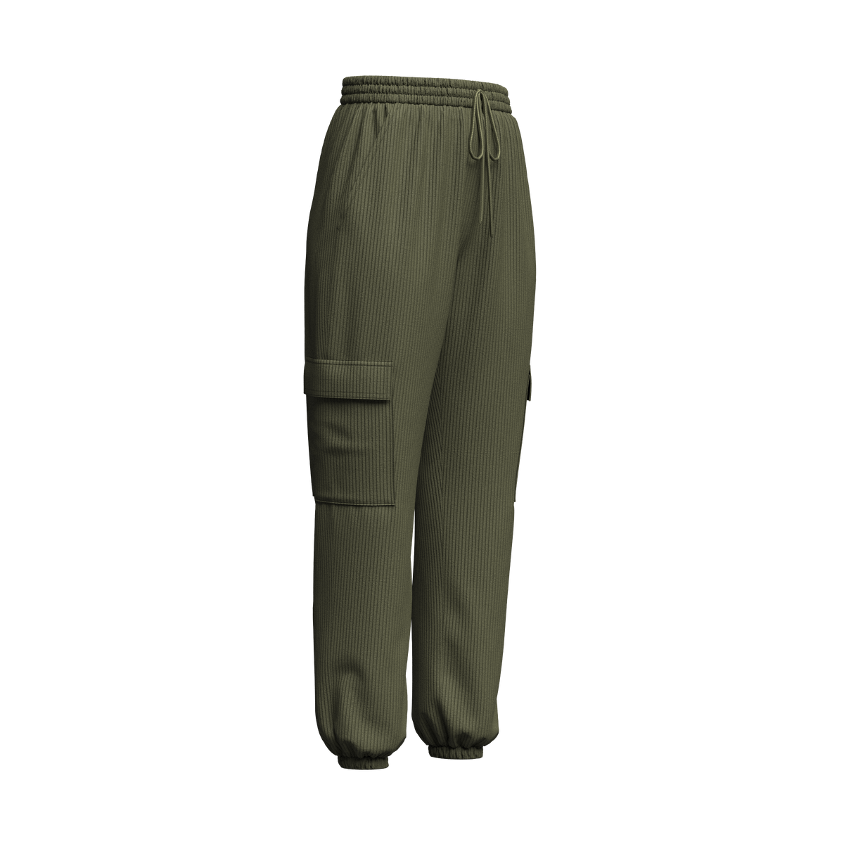 Women's Corduroy Pant 3d Model Marvelous Designer-Clo3d-fbx-obj-Zprj