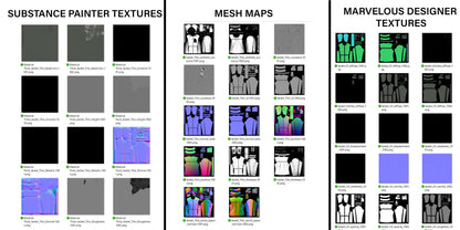 Male Sweatshirt 3d Model Marvelous Designer-Clo3d-fbx-obj-Zprj