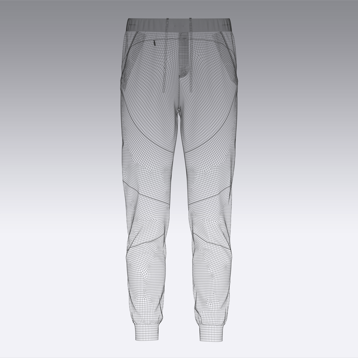 Men's Nylon Jogger 3d Model Marvelous Designer-Clo3d-fbx-obj-Zprj
