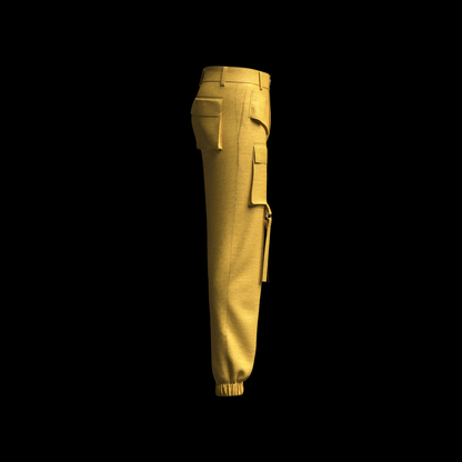 Men's Cargo Track Pant 3d Model Marvelous Designer-Clo3d-fbx-obj-Zprj