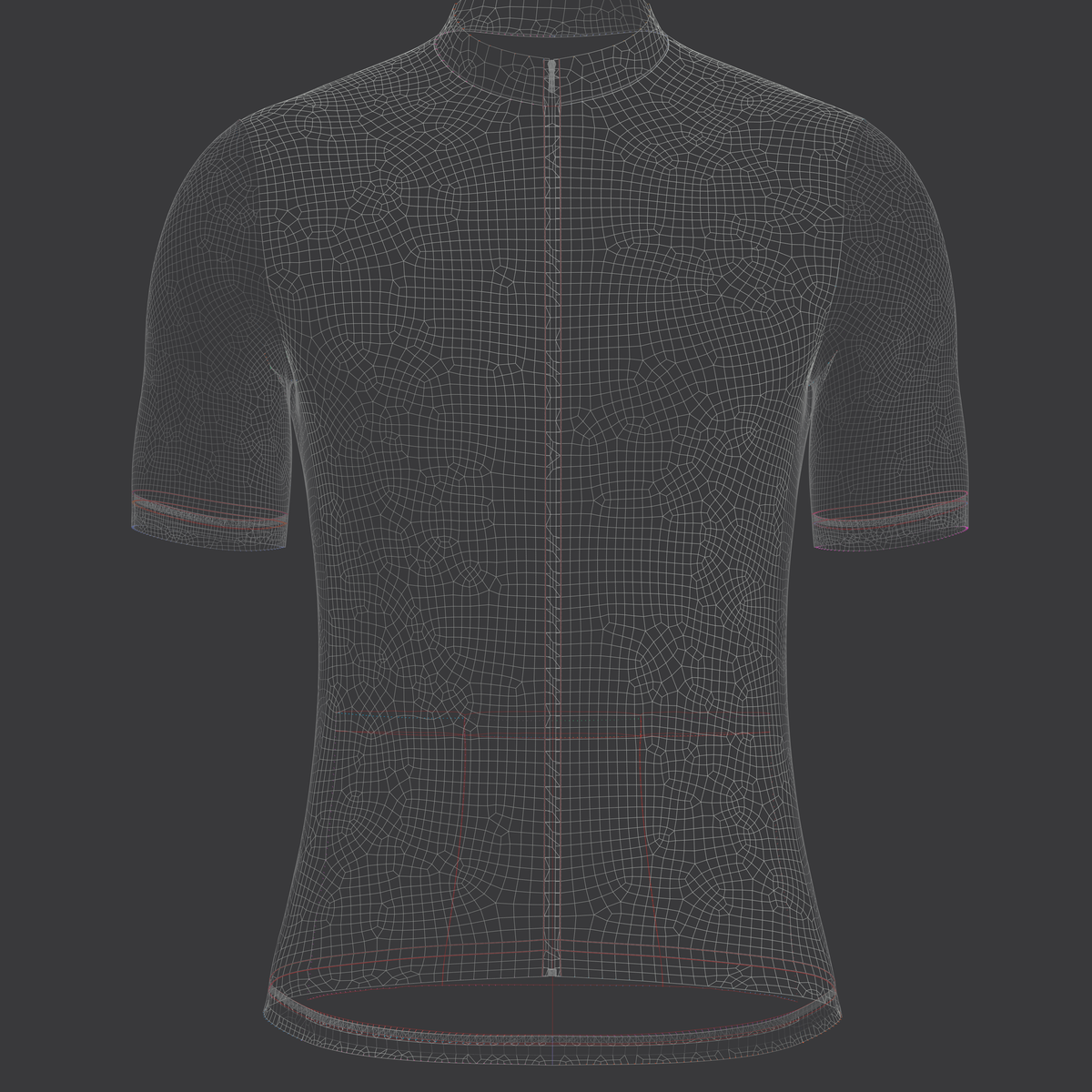 Men's Half Sleeve Cycling Jersey 3d Model Marvelous Designer-Clo3d-fbx-obj-Zprj