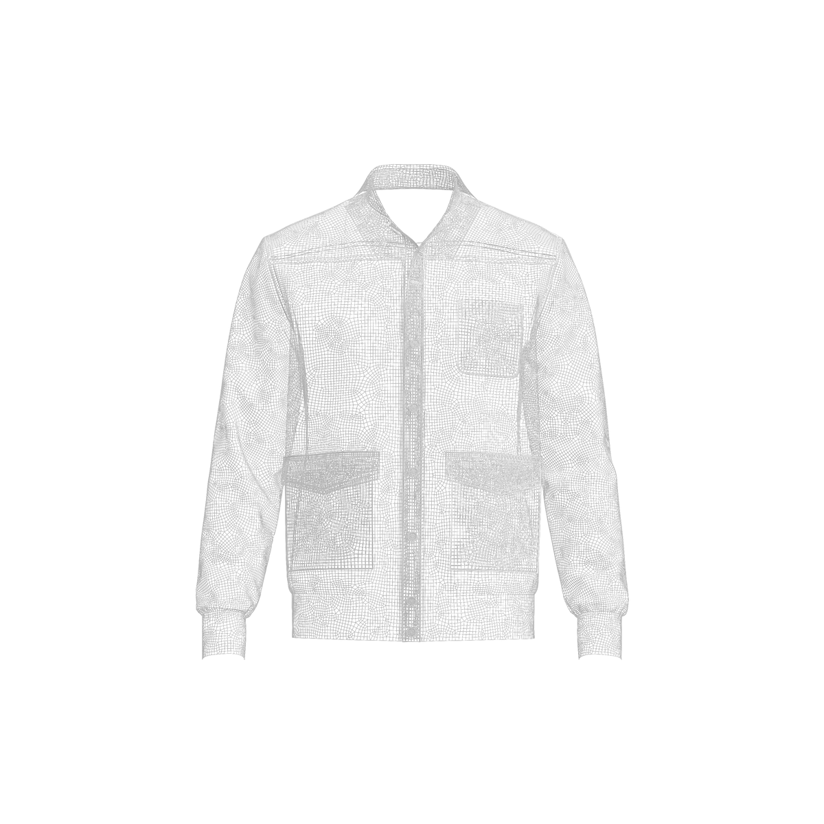 Men's Jacket 3d Model Marvelous Designer-Clo3d-fbx-obj-Zprj