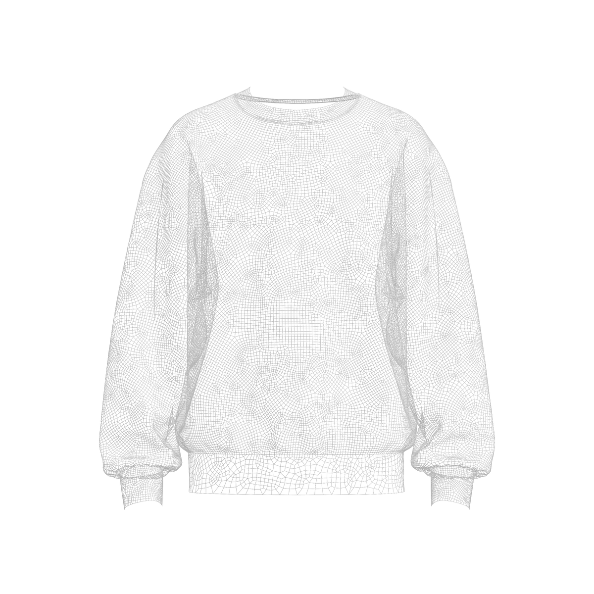 Men's Oversize Sweatshirt 3d Model Marvelous Designer-Clo3d-fbx-obj-Zprj