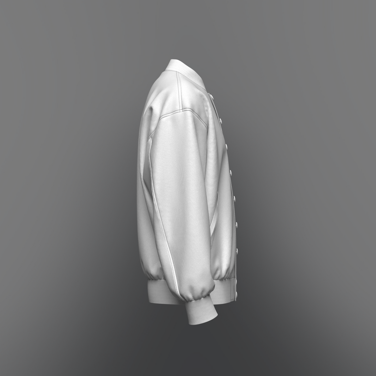 Men's Oversized Bomber Jacket 3d Model Marvelous Designer-Clo3d-fbx-obj-Zprj