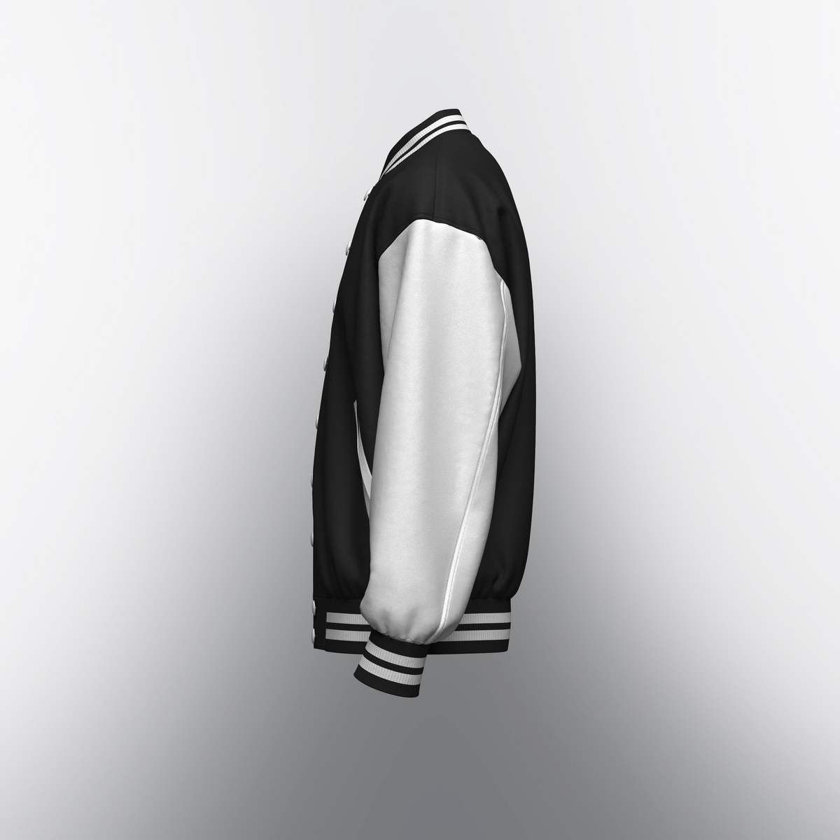 Men's Oversized Varsity Jacket 3d Model Marvelous Designer-Clo3d-fbx-obj-Zprj