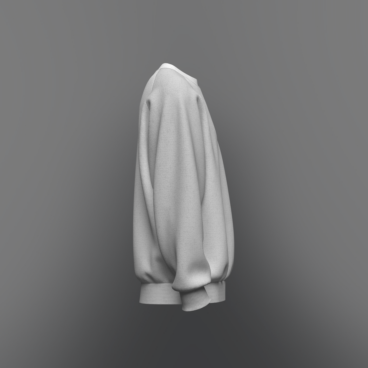 Men's Raglan Sweatshirt 3d Model Marvelous Designer-Clo3d-fbx-obj-Zprj