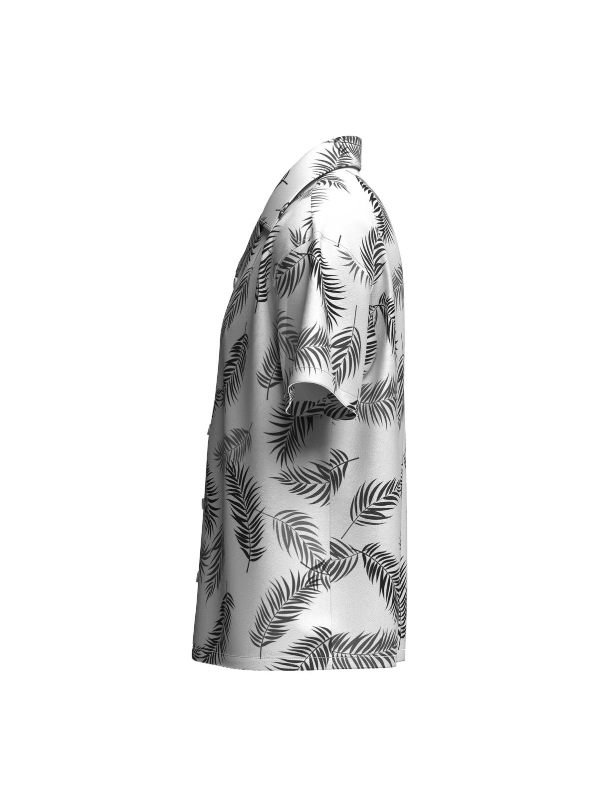Men's Short Sleeve Shirt 3d Model Marvelous Designer-Clo3d-fbx-obj-Zprj