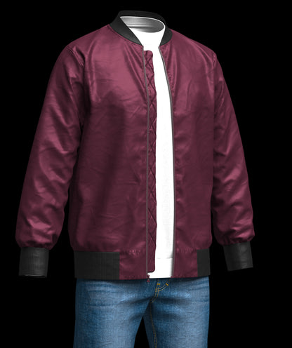Men's Winter Outfit Bomber Jacket Sweatshirt Jeans 3d Model Marvelous Designer-Clo3d-fbx-obj-Zprj