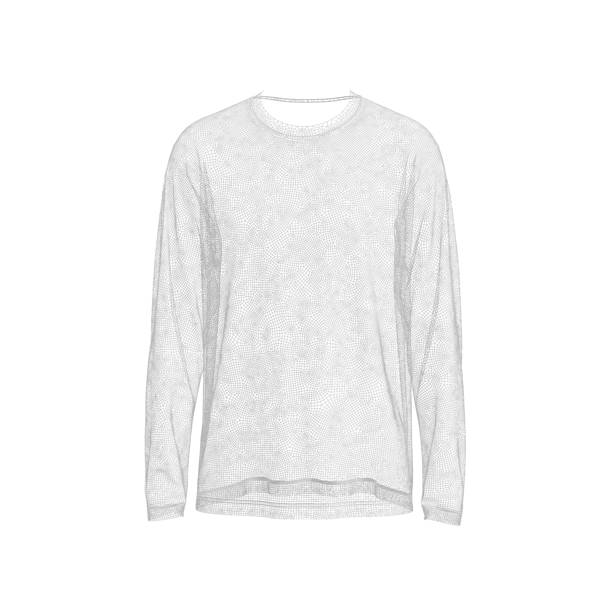 Men's full Sleeve T-Shirt 3d Model Marvelous Designer-Clo3d-fbx-obj-Zprj