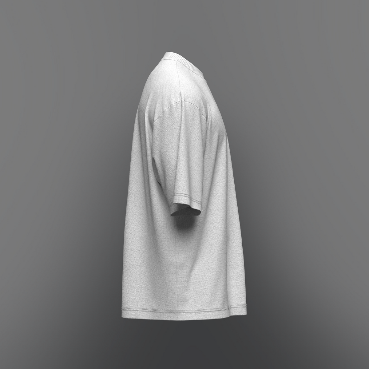 Men's Oversized T-shirt 3d Model Marvelous Designer-Clo3d-fbx-obj-Zprj