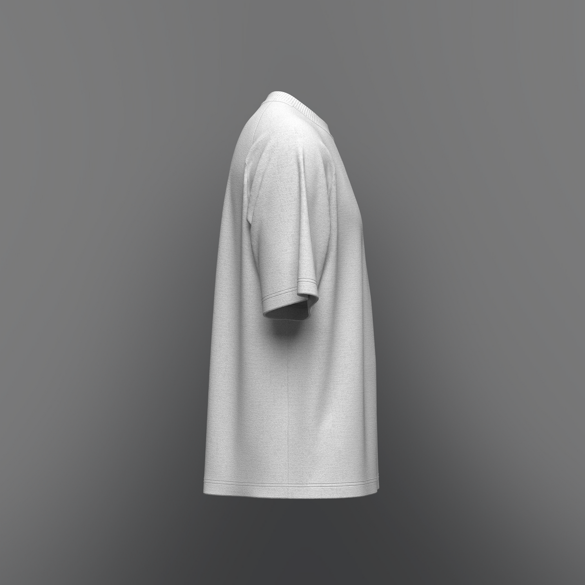 Men's Oversized Raglan T-shirt 3d Model Marvelous Designer-Clo3d-fbx-obj-Zprj