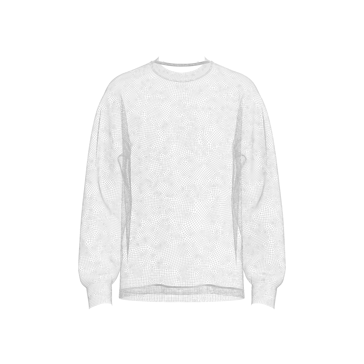 Men's Oversized Raglan Full Sleeve T-shirt 3d Model Marvelous Designer-Clo3d-fbx-obj-Zprj