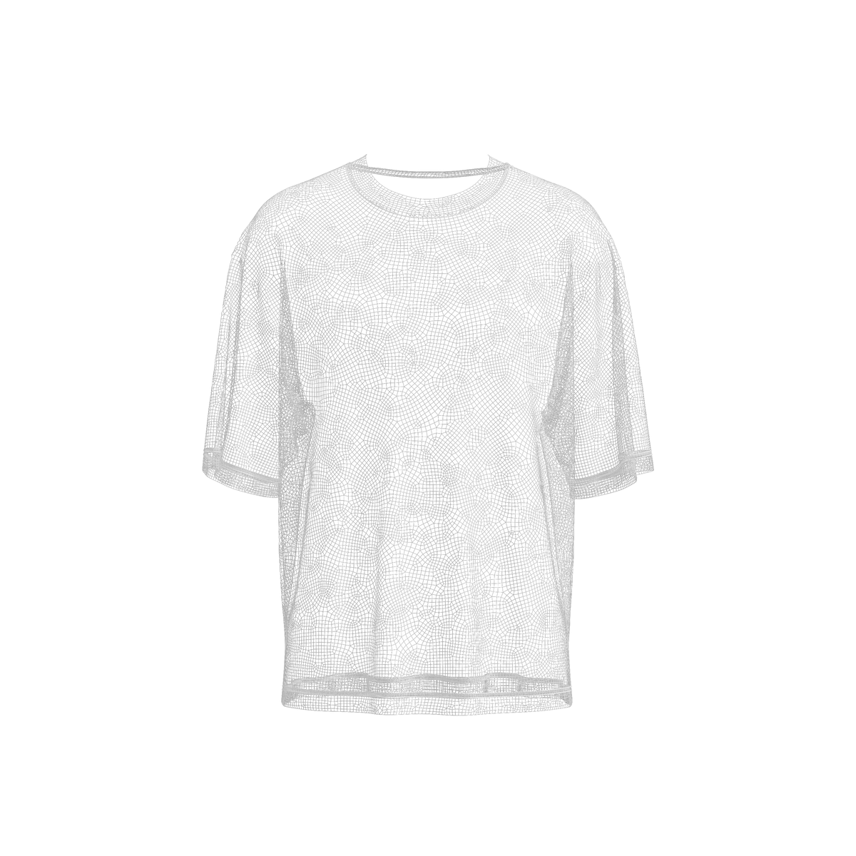 Men's Oversized T-shirt 3d Model Marvelous Designer-Clo3d-fbx-obj-Zprj