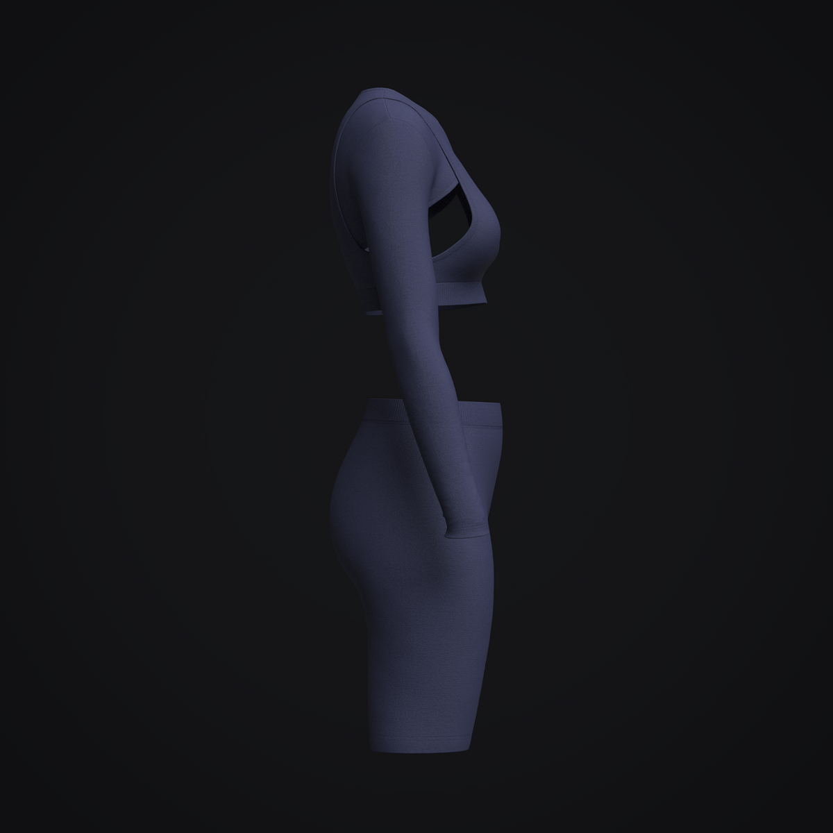 Gym Wear 3d Model Marvelous Designer-Clo3d-fbx-obj-Zprj