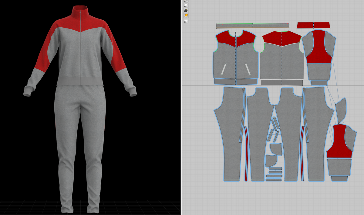 Women Active Wear 3d Model Marvelous Designer-Clo3d-fbx-obj-Zprj